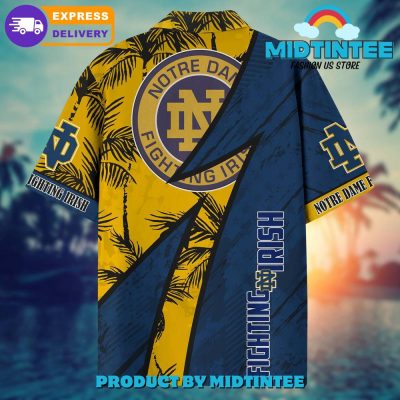 Notre Dame Fighting Irish Personalized Hawaiian Shirt Trending Summer