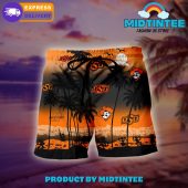 Oklahoma State Cowboys Logo Combo Hawaiian Shirt Shorts - demo10