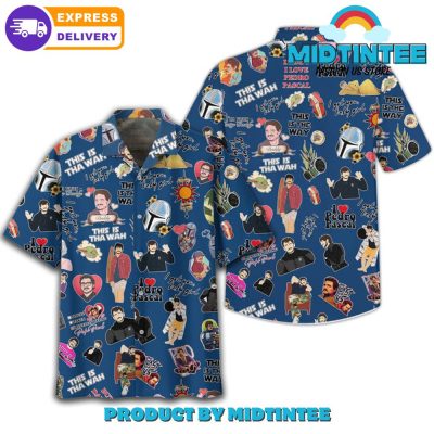 Pedro Pascal American Actor Combo Hawaiian Shirt And Short