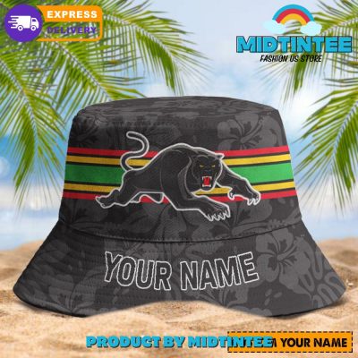 Penrith Panthers NRL Summer Personalized Bucket Hat - Midtintee