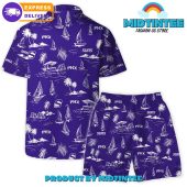 Phoenix Suns Team Beach Vibes Pattern Combo Hawaiian Set - demo10