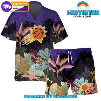 Phoenix Suns Team Pattern Tropical Combo Hawaiian Set