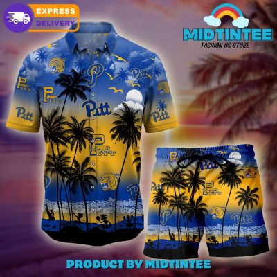 Pittsburgh Panthers Logo Combo Hawaiian Shirt, Shorts