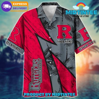 Rutgers Scarlet Knights Personalized Hawaiian Shirt Trending Summer