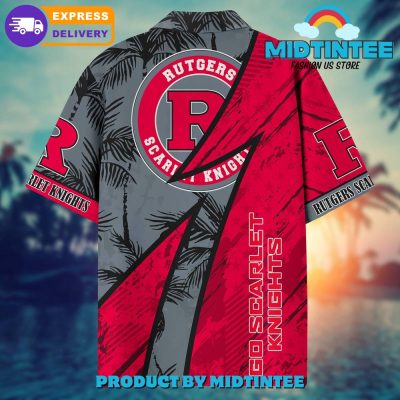 Rutgers Scarlet Knights Personalized Hawaiian Shirt Trending Summer