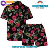 San Antonio Spurs Team Hawaiian Set Floral Pattern - demo10