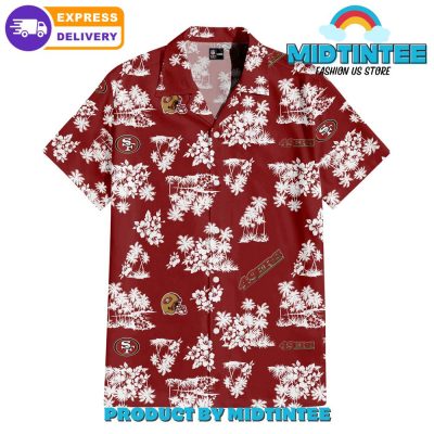 San Francisco 49Ers Coastal Paradise Hawaiian Shirt And Short