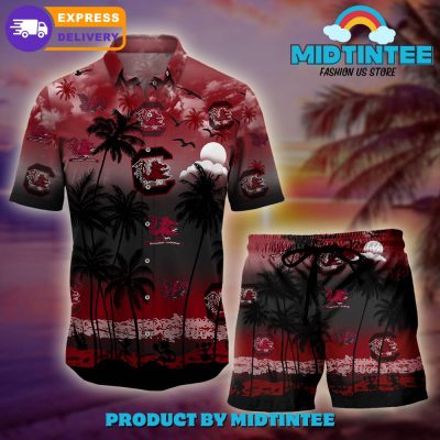 South Carolina Gamecocks Logo Combo Hawaiian Shirt, Shorts