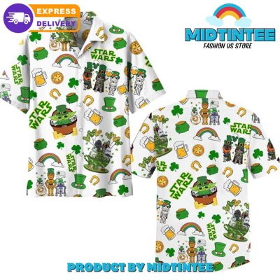 Star Wars Yoda Funny White Hawaiian Shirt