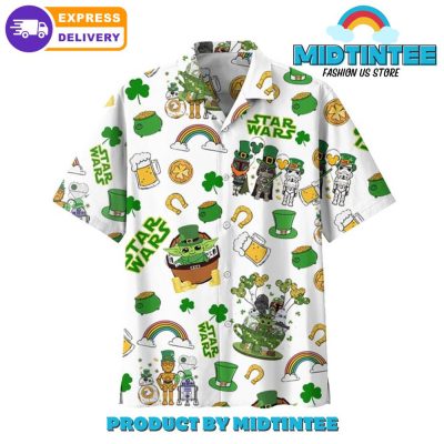 Star Wars Yoda Funny White Hawaiian Shirt