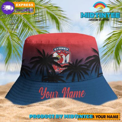 Sydney Roosters NRL Personalized Bucket Hat - Midtintee