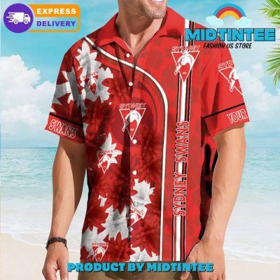 Sydney Swans AFL Personalized Hawaiian Shirt