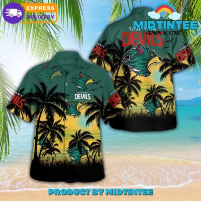 Tasmania Devils FC 3D Hawaiian Shirt