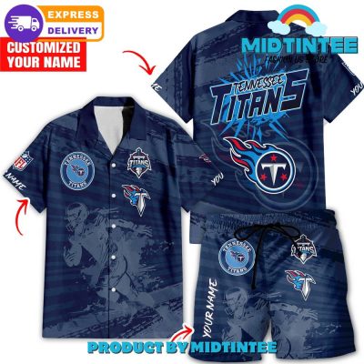 Tennessee Titans Personalized Combo Hawaiian Shirt And Short