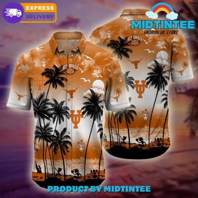 Texas Longhorns Logo Combo Hawaiian Shirt, Shorts