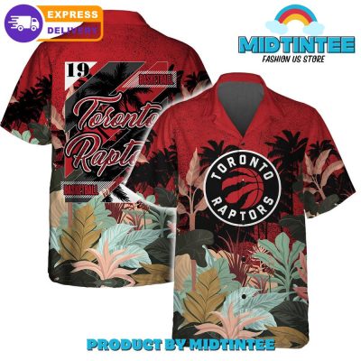 Toronto Raptors Team Pattern Tropical Combo Hawaiian Set