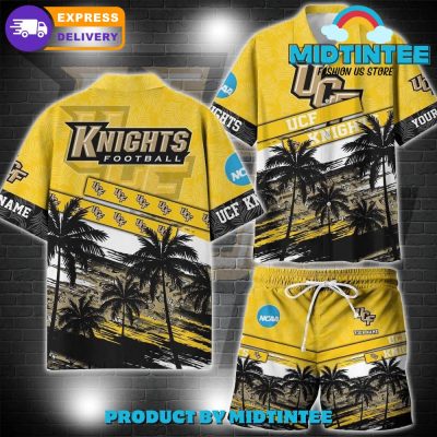 UCF Knights NCAA Pattern Personalized Hawaiian Set