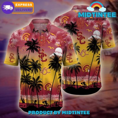 USC Trojans Logo Combo Hawaiian Shirt, Shorts