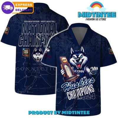 Uconn Huskies National Champions 2024 Hawaiian Shirt