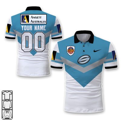 Personalise CRONULLA SHARKS 1997 Super League Vintage Retro Polo Shirt - OldSchoolThings - Personalize Your Own New & Retro Sports Jerseys, Hoodies, T Shirts