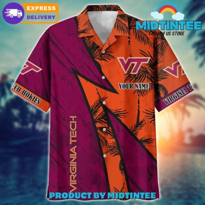 Virginia Tech Hokies Personalized Hawaiian Shirt Trending Summer