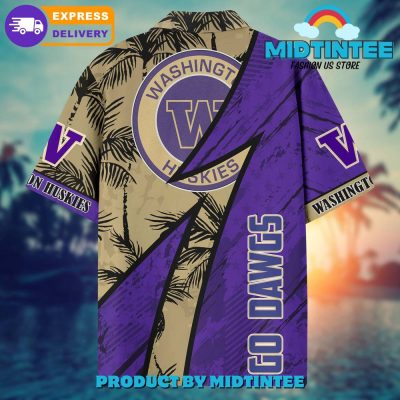 Washington Huskies Personalized Hawaiian Shirt Trending Summer
