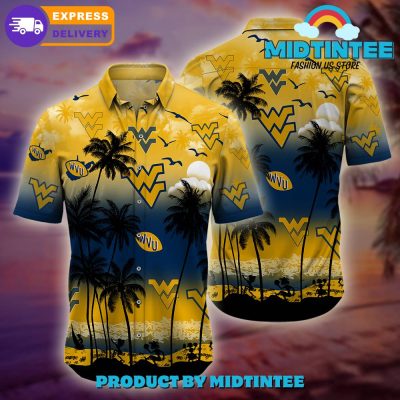 West Virginia Mountaineers Logo Combo Hawaiian Shirt, Shorts