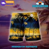 West Virginia Mountaineers Logo Combo Hawaiian Shirt Shorts - demo10