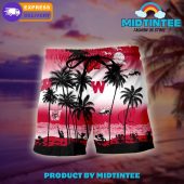 Wisconsin Badgers Logo Combo Hawaiian Shirt Shorts - demo10