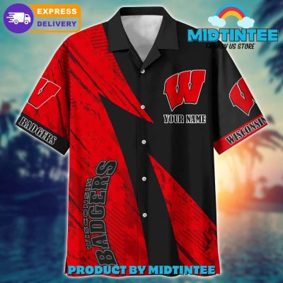 Wisconsin Badgers Personalized Hawaiian Shirt Trending Summer