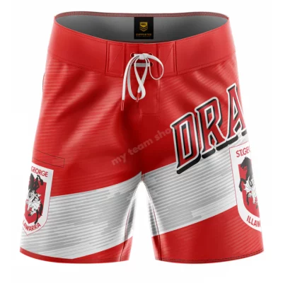 St. George Illawarra Dragons "BARREL" Men Short Supporter NRL25