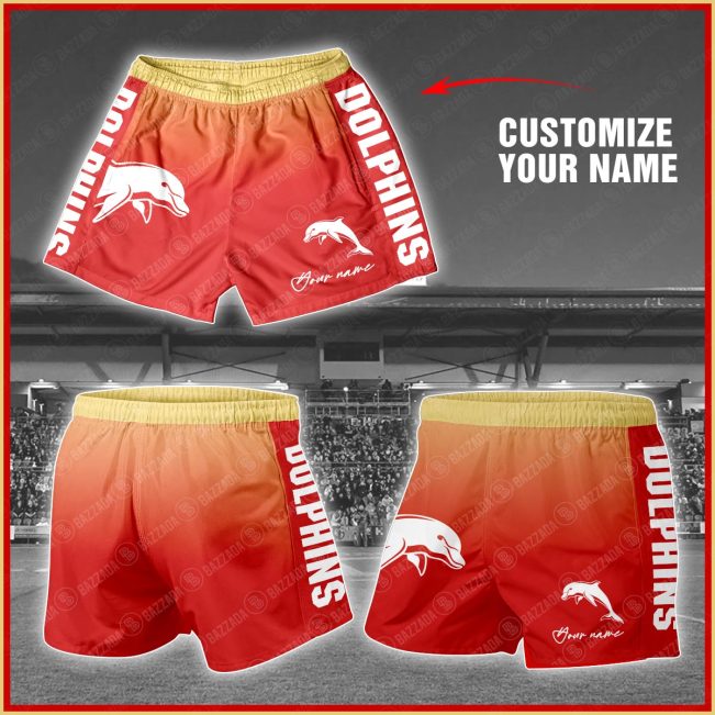 Personalize Men Short Supporter NRL Short 2025 NRL25_017