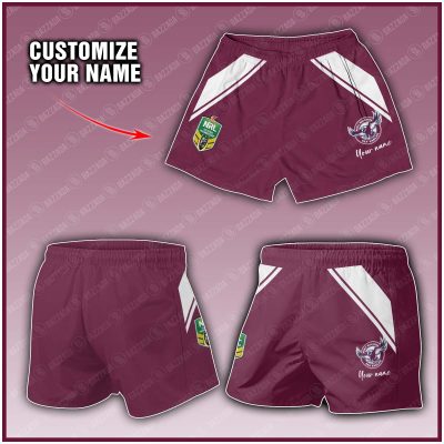 Personalize Men Short Supporter NRL Vintage Heritage NRLVTG047