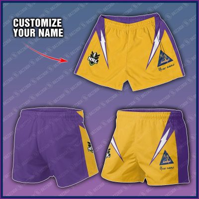 Personalize Men Short Supporter NRL Vintage Heritage NRLVTG042