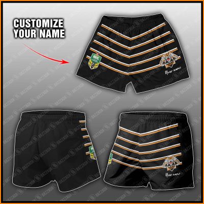 Personalize Men Short Supporter NRL Short Vintage Heritage NRL_OBL_035