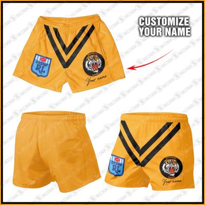 Personalize Men Short Supporter NRL Vintage Heritage NRLVTG019