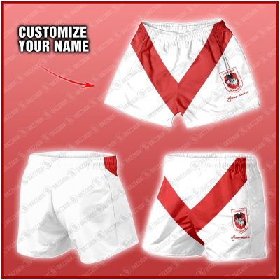 Personalize Men Short Supporter SuperLeague Vintage Heritage SL031