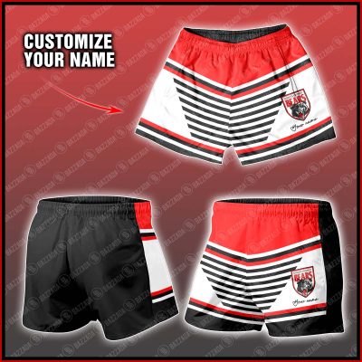 Personalize Men Short Supporter SuperLeague Vintage Heritage SL022