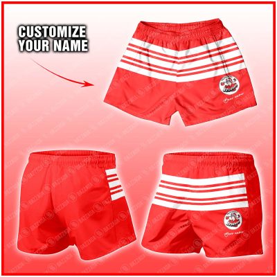 Personalize Men Short Supporter SuperLeague Vintage Heritage SL018