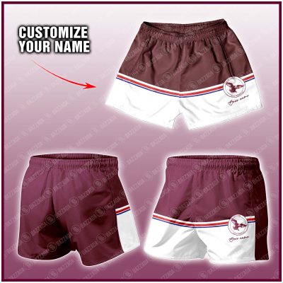 Personalize Men Short Supporter SuperLeague Vintage Heritage SL019