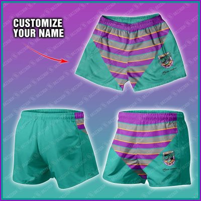 Personalize Men Short Supporter SuperLeague Vintage Heritage SL017