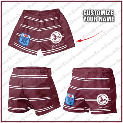 Personalize Men Short Supporter NRL Vintage Heritage NRLVTG023