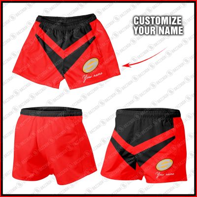 Personalize Men Short Supporter SuperLeague Vintage Heritage SL010