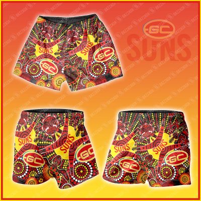 Personalize Men Short Supporter AFL NAIDOC AFLNAIDOC014