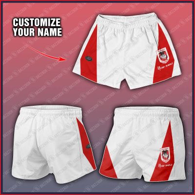 Personalize Men Short Supporter NRL Vintage Heritage NRLVTG027