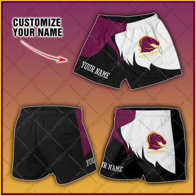 Personalize Men Short Supporter NRL Short NRLST08_001