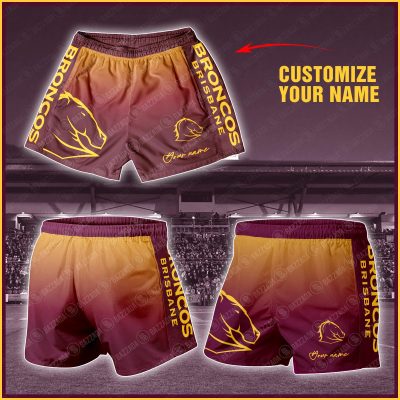 Personalize Men Short Supporter NRL Short 2025 NRL25_001