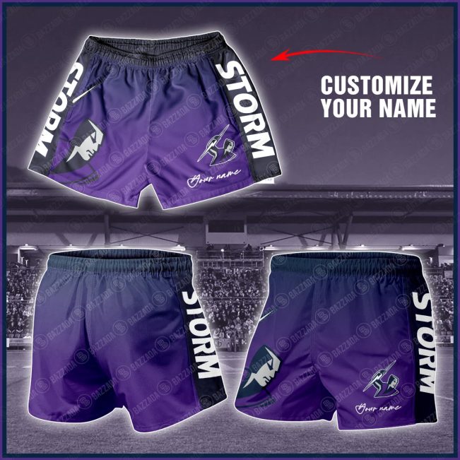 Personalize Men Short Supporter NRL Short 2025 NRL25_007