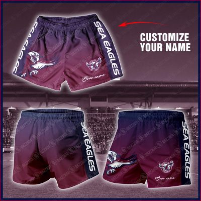 Personalize Men Short Supporter NRL Short 2025 NRL25_006
