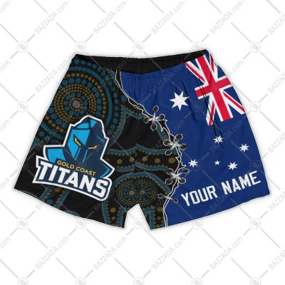 Personalize Men Short Supporter NRL Short NRLST09_006